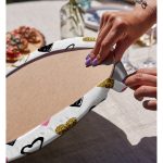 - Supla2li-2125-Gorsel4 - Realhomes Realhomes Renkli Kalp Desenli Dijital Baskılı Modern 2'li Yuvarlak Servis Altlığı - Supla Realhomes