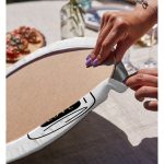 Realhomes Love Kalp Desenli Dijital Baskılı Modern 2'li Yuvarlak Servis Altlığı - Supla Realhomes