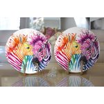 - Supla2li-217-Gorsel2 - Realhomes Realhomes Zebra Desenli Dijital Baskılı Modern 2'li Yuvarlak Servis Altlığı - Supla Realhomes