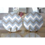 - Supla2li-2177-Gorsel2 - Realhomes Realhomes Mavi Gri Zigzag Desenli Dijital Baskılı Modern 2'li Yuvarlak Servis Altlığı - Supla Realhomes