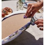 Realhomes Kız Temalı Dijital Baskılı Modern 2'li Yuvarlak Servis Altlığı - Supla Realhomes