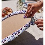 - Supla2li-2205-Gorsel4 - Realhomes  Realhomes Modern Çiçek Resimli Dijital Baskılı 2'li Yuvarlak Servis Altlığı - Supla Realhomes