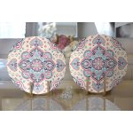 - Supla2li-2226-Gorsel2 - Realhomes Realhomes Damask Desen Motifli Modern 2'li Yuvarlak Servis Altlığı - Supla Realhomes