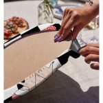 Realhomes Damalı Fashion Girl Dijital Baskılı Modern 2'li Yuvarlak Servis Altlığı - Supla Realhomes