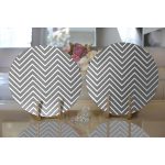 - Supla2li-2232-Gorsel2 - Realhomes Realhomes Gri Zigzag Temalı Dijital Baskılı Modern 2'li Yuvarlak Servis Altlığı - Supla Realhomes