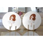 Realhomes Fashion Girl Desenli Modern 2'li Yuvarlak Servis Altlığı - Supla Realhomes