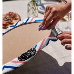 - Supla2li-2362-Gorsel4 - Realhomes  Realhomes Zigzag Zeminde Ananaslar Modern 2'li Yuvarlak Servis Altlığı - Supla Realhomes