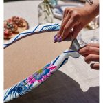 - Supla2li-2363-Gorsel4 - Realhomes Realhomes Zigzag Zeminli Flamingo Dijital Baskılı Modern 2'li Yuvarlak Servis Altlığı - Supla Realhomes