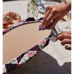 - Supla2li-2372-Gorsel4 - Realhomes Realhomes Mürdüm Renk Patchwork Desenli Modern 2'li Yuvarlak Servis Altlığı - Supla Realhomes