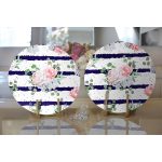 - Supla2li-2377-Gorsel2 - Realhomes  Realhomes Gül Demeti Desenli Dijital Baskılı Modern 2'li Yuvarlak Servis Altlığı - Supla Realhomes