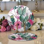 - Supla2li-2400-Gorsel1 - Realhomes Realhomes Mint Yeşili Çöl Bitkisi Modern 2'li Yuvarlak Servis Altlığı - Supla Realhomes