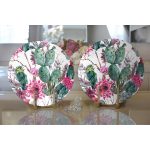 - Supla2li-2400-Gorsel2 - Realhomes Realhomes Mint Yeşili Çöl Bitkisi Modern 2'li Yuvarlak Servis Altlığı - Supla Realhomes