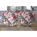 - Supla2li-2435-Gorsel2 - Realhomes  Realhomes Leopar Temalı Kavaniçe Desenli Dijital Baskılı Modern 2'li Yuvarlak Servis Altlığı - Supla Realhomes