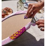 Realhomes Canlı Renkli Ananas Motifli Dijital Baskılı Modern 2'li Yuvarlak Servis Altlığı - Supla Realhomes