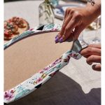 Realhomes Düzensiz Geometrik Şekiller Dijital Baskılı Modern 2'li Yuvarlak Servis Altlığı - Supla Realhomes