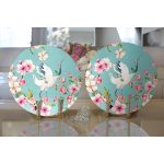 - Supla2li-2444-Gorsel2 - Realhomes Realhomes Ebabil Kuşları Motifli Modern 2'li Yuvarlak Servis Altlığı - Supla Realhomes