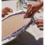 - Supla2li-2448-Gorsel4 - Realhomes Realhomes Daire Çini Desenli Dijital Baskılı Modern 2'li Yuvarlak Servis Altlığı - Supla Realhomes