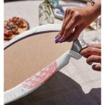 - Supla2li-2451-Gorsel4 - Realhomes Realhomes Mavi Ananas Dijital Baskılı Modern 2'li Yuvarlak Servis Altlığı - Supla Realhomes