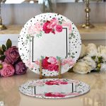 - Supla2li-2457-Gorsel1 - Realhomes Realhomes A True Love Story Dijital Baskılı Dijital Modern 2'li Yuvarlak Servis Altlığı - Supla Realhomes