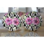 - Supla2li-2500-Gorsel2 - Realhomes Realhomes Geometrik Elmas Çizimli Dijital Baskılı Modern 2'li Yuvarlak Servis Altlığı - Supla Realhomes