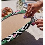 Realhomes Karışık Desenli Gül Dijital Baskılı Modern 2'li Yuvarlak Servis Altlığı - Supla Realhomes