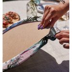 Realhomes Palmiye Motifli Ada Desenli Dijital Baskılı Modern 2'li Yuvarlak Servis Altlığı - Supla Realhomes