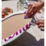 Realhomes Eflatun Home Sweet Home Dijital Baskılı Modern 2'li Yuvarlak Servis Altlığı - Supla Realhomes