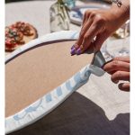 Realhomes Mavi Home Sweet Home Modern 2'li Yuvarlak Servis Altlığı - Supla Realhomes