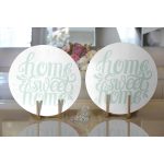 - Supla2li-2566-Gorsel2 - Realhomes Realhomes Bulut Mavi Home Sweet Home Modern 2'li Yuvarlak Servis Altlığı - Supla Realhomes