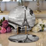 Realhomes Dijital Baskılı Özel Tasarım 2'li Yuvarlak Servis Altlığı - Supla Realhomes