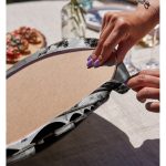 Realhomes Dijital Baskılı Özel Tasarım 2'li Yuvarlak Servis Altlığı - Supla Realhomes