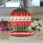 - Supla2li-3021-Gorsel3 - Realhomes Realhomes Özel Tasarımlı Dijital Baskılı Modern 2'li Yuvarlak Servis Altlığı - Supla Realhomes