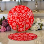 Realhomes Özel Tasarımlı Dijital Baskılı Modern 2'li Yuvarlak Servis Altlığı - Supla Realhomes