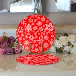 Realhomes Özel Tasarımlı Dijital Baskılı Modern 2'li Yuvarlak Servis Altlığı - Supla Realhomes