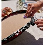 - Supla2li-3037-Gorsel4 - Realhomes  Realhomes Ekose Zeminde Yılbaşı Geyik Temalı Dijital Baskılı Modern 2'li Yuvarlak Servis Altlığı - Supla Realhomes