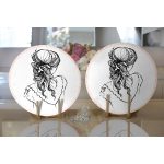 - Supla2li-304-Gorsel2 - Realhomes Realhomes Dijital Baskılı Modern 2'li Yuvarlak Servis Altlığı - Supla Realhomes