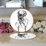 - Supla2li-304-Gorsel3 - Realhomes Realhomes Dijital Baskılı Modern 2'li Yuvarlak Servis Altlığı - Supla Realhomes