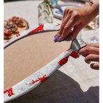 Realhomes Özel Tasarımlı Dijital Baskılı Modern 2'li Yuvarlak Servis Altlığı - Supla Realhomes