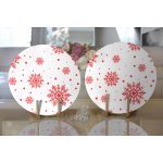 - Supla2li-3059-Gorsel2 - Realhomes Realhomes Özel Tasarımlı Dijital Baskılı Modern 2'li Yuvarlak Servis Altlığı - Supla Realhomes