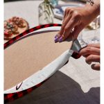 - Supla2li-3060-Gorsel4 - Realhomes  Realhomes Joy Ekose Geyik Desenli Modern 2'li Yuvarlak Servis Altlığı - Supla Realhomes