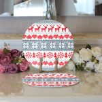 - Supla2li-3068-Gorsel3 - Realhomes Realhomes Özel Tasarımlı Dijital Baskılı Modern 2'li Yuvarlak Servis Altlığı - Supla Realhomes