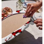 Realhomes Özel Tasarımlı Dijital Baskılı Modern 2'li Yuvarlak Servis Altlığı - Supla Realhomes