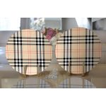 - Supla2li-3078-Gorsel2 - Realhomes Realhomes Krem Zeminli Ekose Desenli Modern 2'li Yuvarlak Servis Altlığı - Supla Realhomes