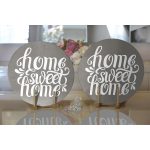 - Supla2li-309-Gorsel2 - Realhomes Realhomes Home Sweet Home Dijital Baskılı Modern 2'li Yuvarlak Servis Altlığı - Supla Realhomes