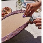 - Supla2li-3121-Gorsel4 - Realhomes  Realhomes Altın Yaldızlı Mermer Desenli Dijital Baskılı Modern 2'li Yuvarlak Servis Altlığı - Supla Realhomes