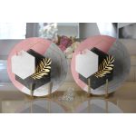 - Supla2li-3135-Gorsel2 - Realhomes Realhomes Modern 3D Mermer Temalı Dijital Baskılı 2'li Yuvarlak Servis Altlığı - Supla Realhomes