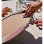 - Supla2li-3138-Gorsel4 - Realhomes Realhomes Modern Üçgen Mermer Desenli 3D Dijital Baskılı 2'li Yuvarlak Servis Altlığı - Supla Realhomes