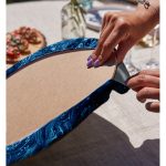 - Supla2li-3141-Gorsel4 - Realhomes  Realhomes Mavi Ebru Motifleri Dijital Baskılı Modern 2'li Yuvarlak Servis Altlığı - Supla Realhomes