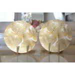 Realhomes Vizon Renk Amazon Yaprakları Temalı Modern 2'li Yuvarlak Servis Altlığı - Supla Realhomes