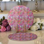 - Supla2li-3177-Gorsel1 - Realhomes  Realhomes Ogea Pudra Zeminli Özel Tasarım Modern 2'li Yuvarlak Servis Altlığı - Supla Realhomes